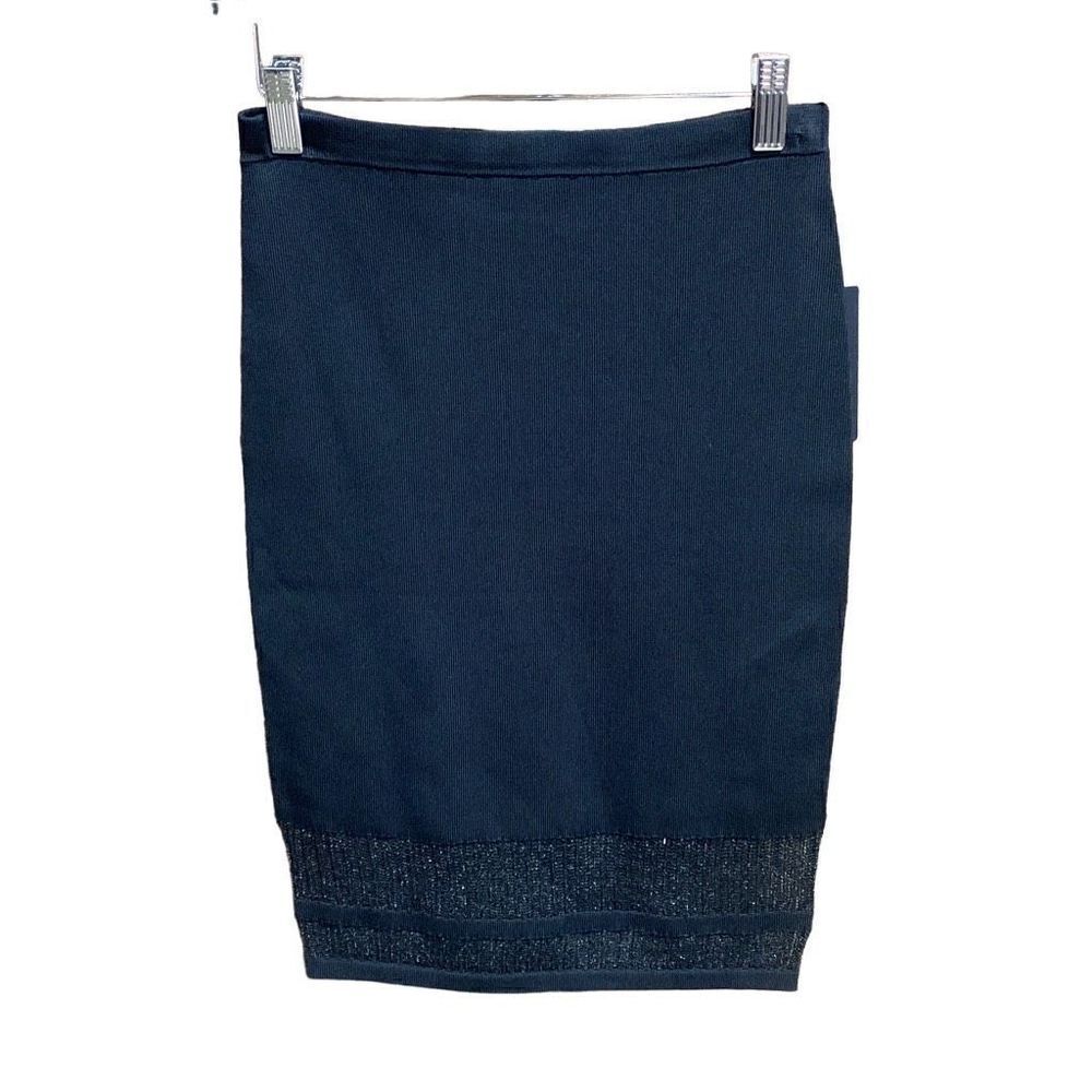 Guess Black Body Con Skirt Size Small NWT
